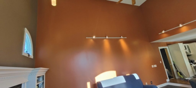 Large painted wall in Great Room