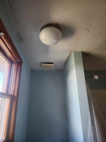 Bathroom ceiling repair
