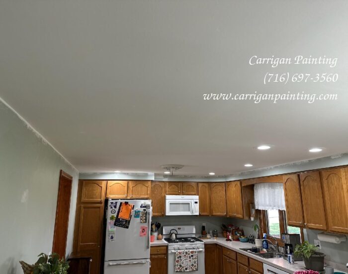 kitchen ceiling popcorn removal after