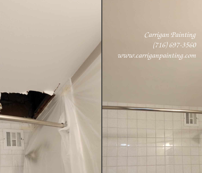 Drywall ceiling repair, Williamsville NY 11/2024