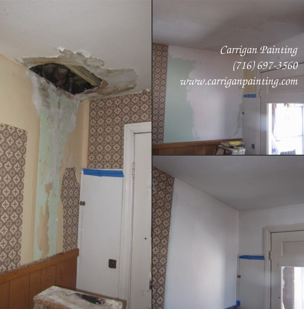water damage ceiling repair clarence ny