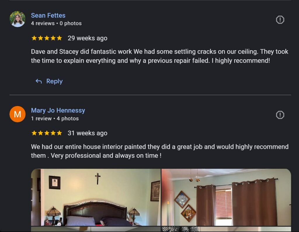 Carrigan Painting's Reviews