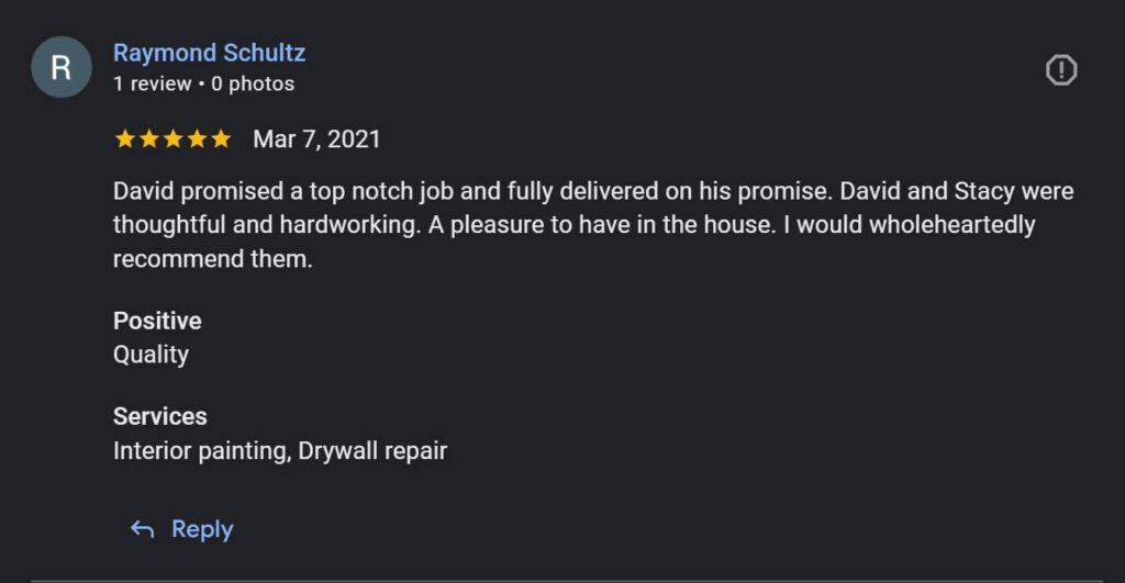 Carrigan Painting's Reviews