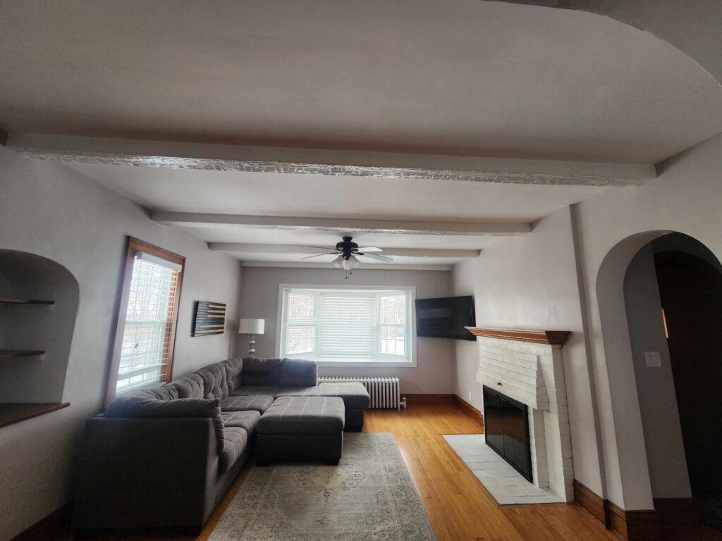 Water Damage Repair from a Roof Leak