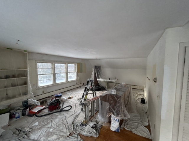 Small roof leak causes major water damage!