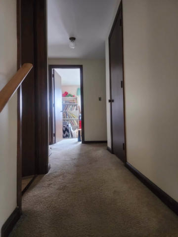 hallway painted