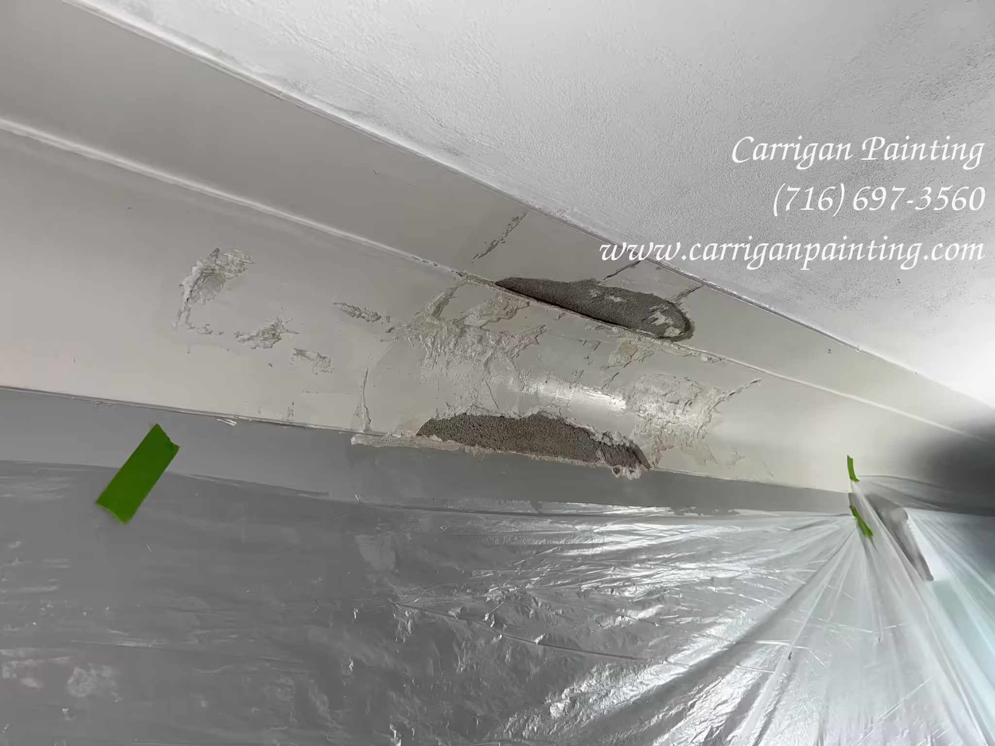 Plaster Cornice Restoration in Orchard Park NY.