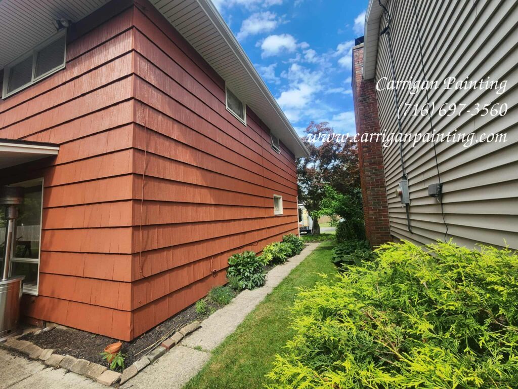 Two Coats of Perfection: Exterior Painting in Snyder NY.