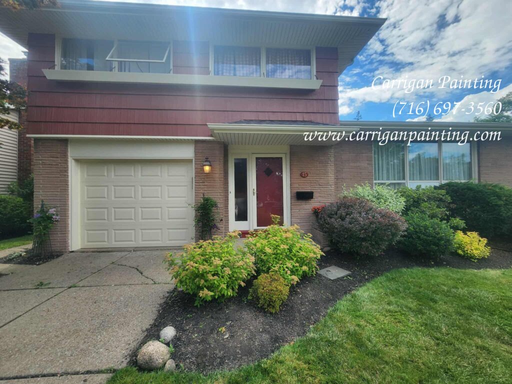 Two Coats of Perfection: Exterior Painting in Snyder NY.