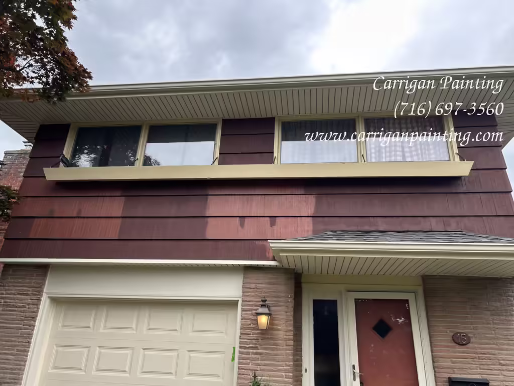 Two Coats of Perfection: Exterior Painting in Snyder NY.