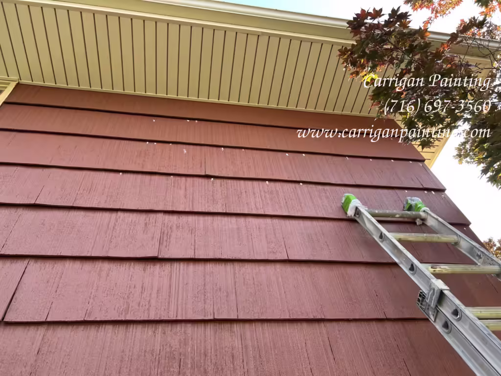 Two Coats of Perfection: Exterior Painting in Snyder NY.