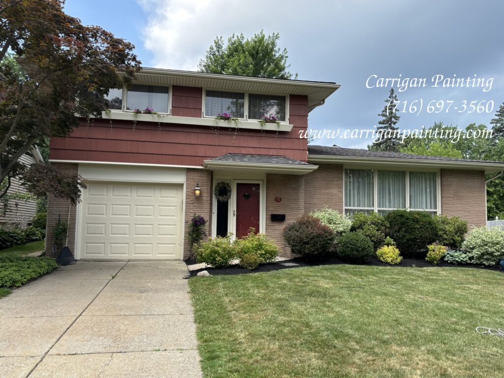 Two Coats of Perfection: Exterior Painting in Snyder NY.