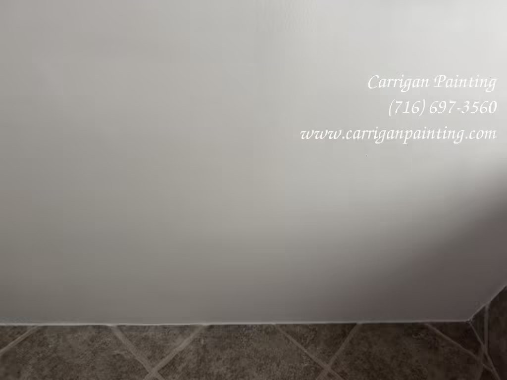 Bathroom Ceiling Repair in Williamsville - The Carrigan Archives Painted bathroom ceiling repair in Williamsville NY 14221