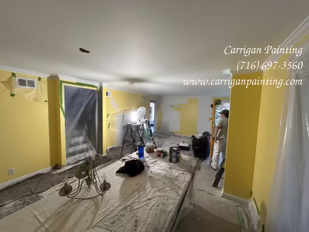🛠️ Plaster Ceiling Replacement: Installing a New Ceiling in Williamsville – Part II