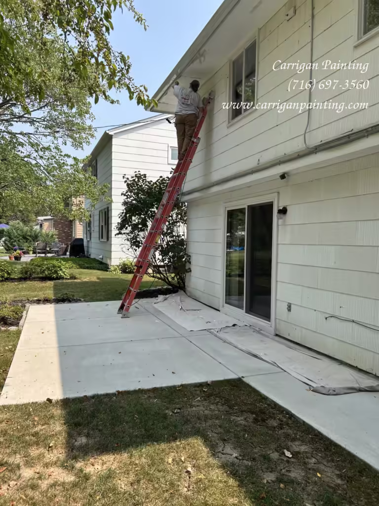 Exterior House Painting in Willliamsville NY. - The Carrigan Archives Exterior House Painting in Willliamsville NY.