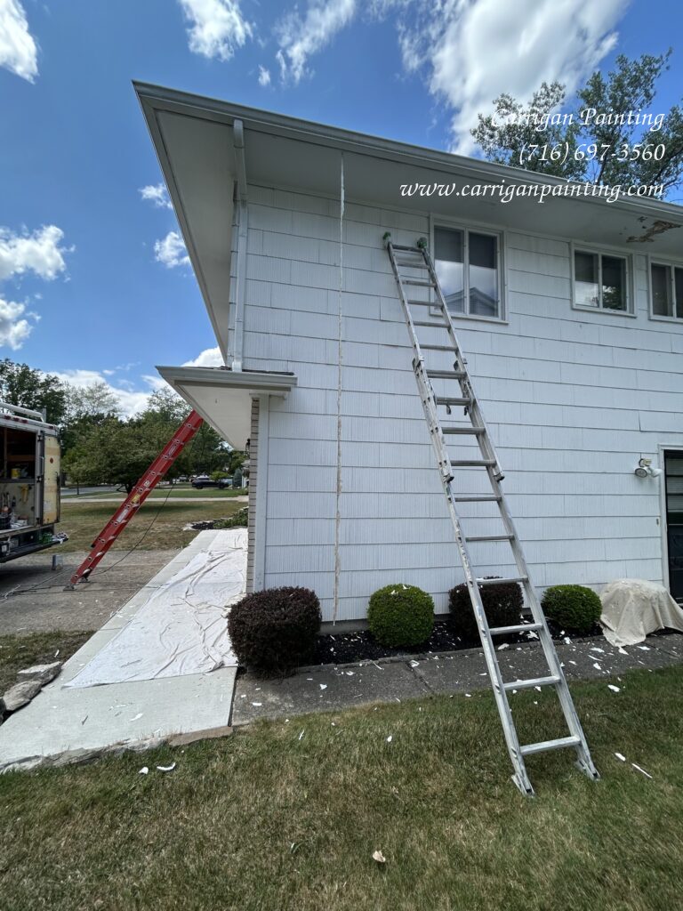 Exterior House Painting in Willliamsville NY.