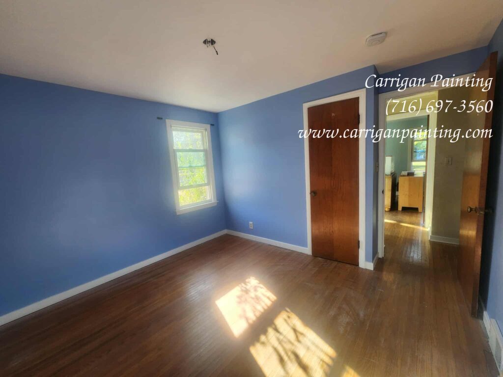 bedroom ceiling restoration and painting in Kenmore NY