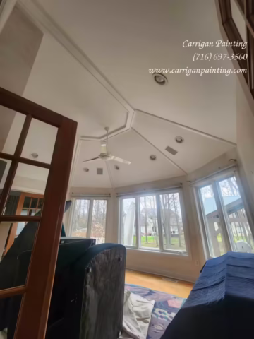 Bright room with large windows