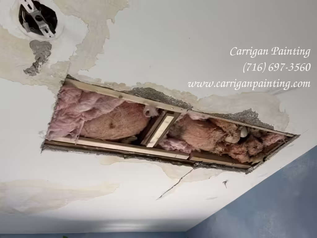 Water Damaged Plaster Repair in Kenmore 14217 - Part 1
