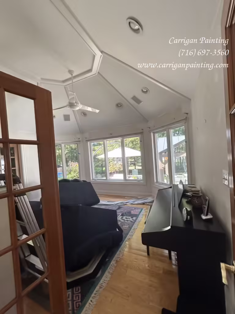 trim painting in playroom  in Woodwind Acres, Orchard Park, NY