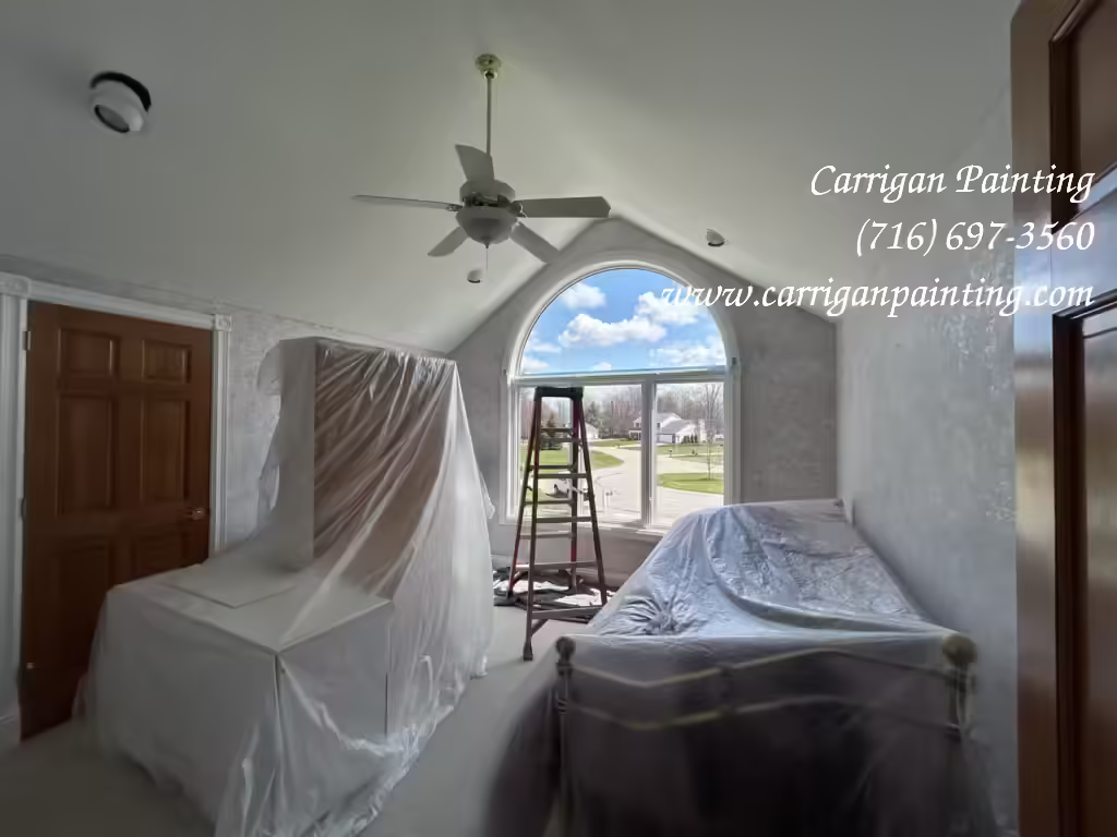 Ceiling Painting in Woodwind Acres, Orchard Park, NY - Part 1