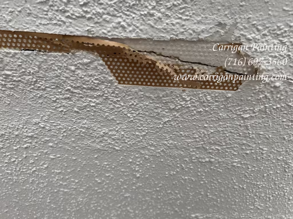 Improper ceiling Repair in Lancaster NY 14086