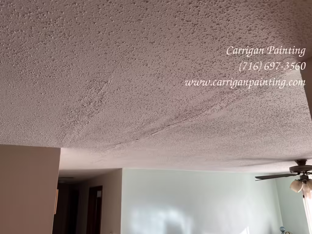 Ceiling cracks in home in Lancaster NY 14086