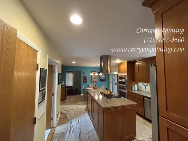 Interior kitchen painting in Roxbury Park East Amherst 14051