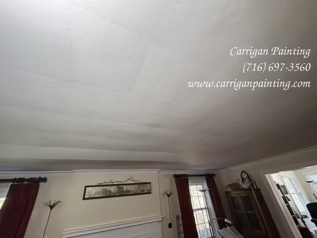 Pillowing effect on plaster ceiling in Snyder NY 14226