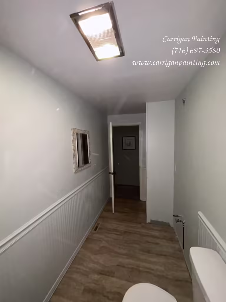 Lockport NY Bathroom Ceiling Repair and Painting