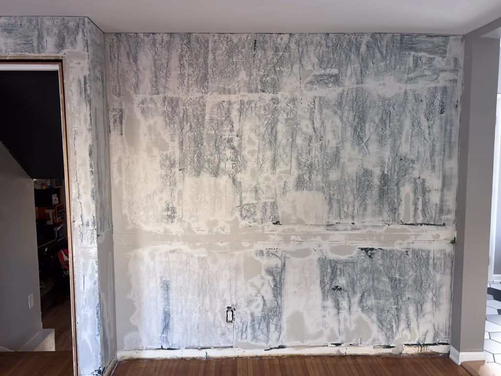 Williamsville, NY 14221, skim coating  dining room walls 