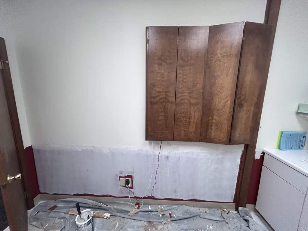 Preparing walls to be painting in Amherst NY 14226