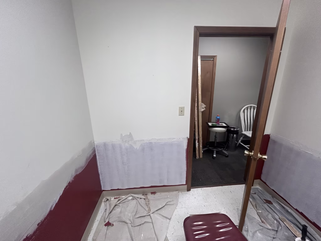 Preparing walls to be painting in Amherst NY 14226