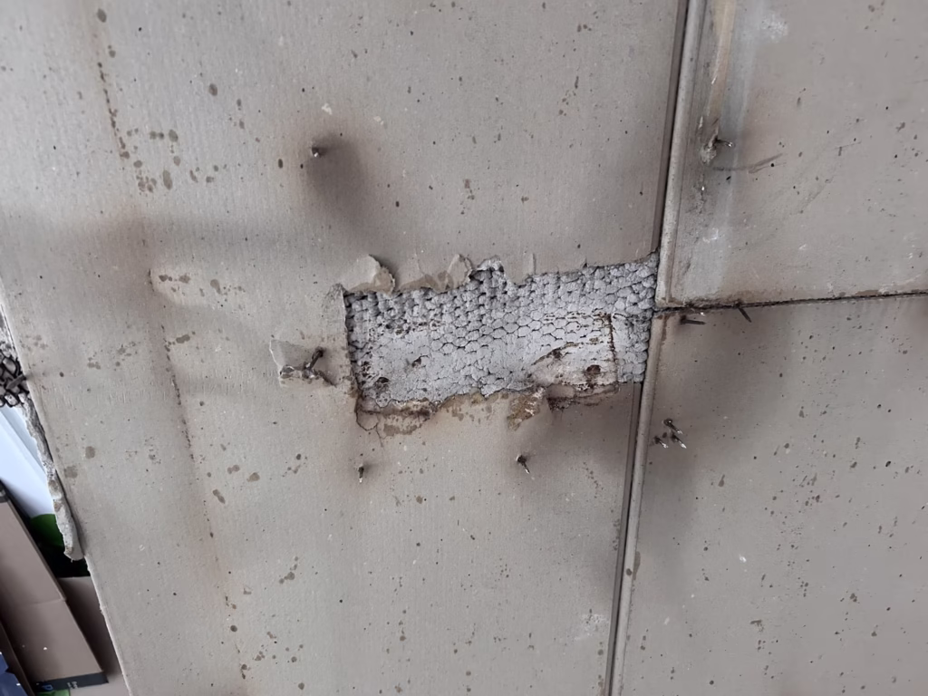 Plaster Ceiling Collapse and Restoration in Kenmore NY