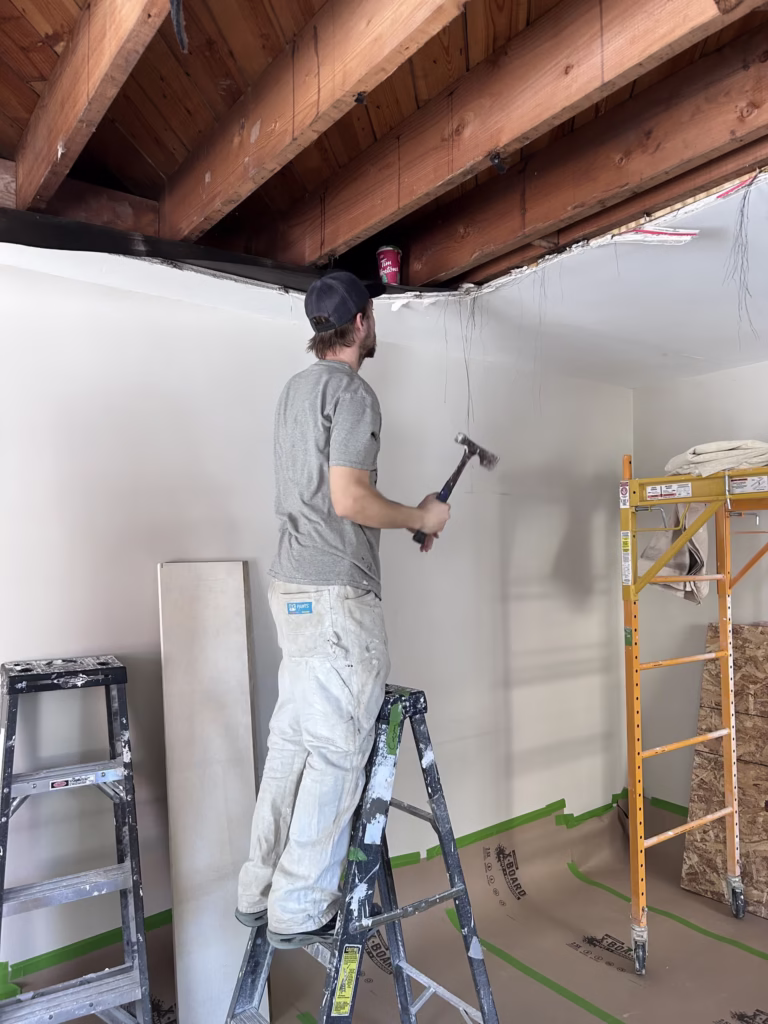 Plaster Ceiling Collapse and Restoration in Kenmore NY