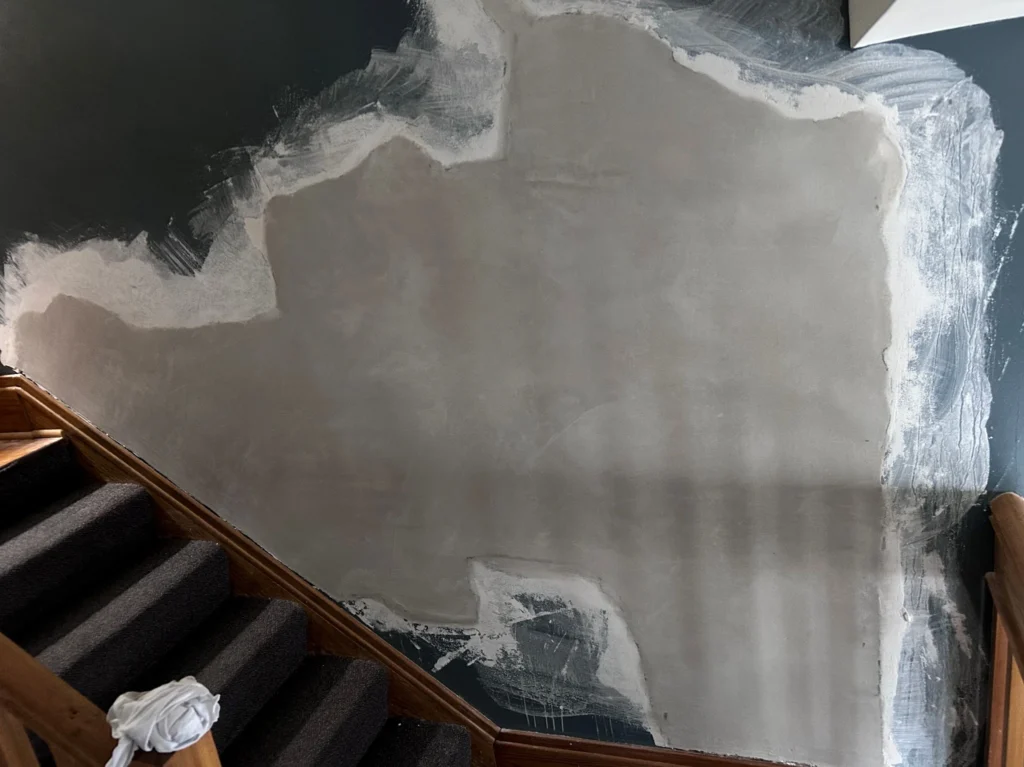 Plaster Bulge Repair and Painting in Akron NY