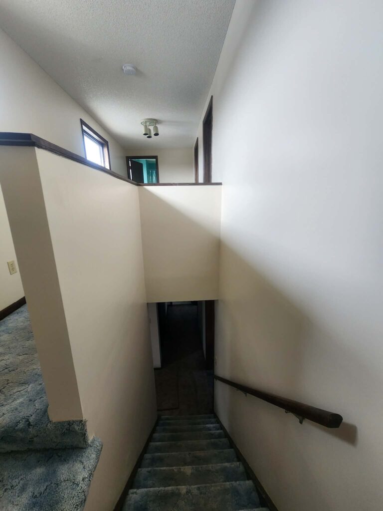 top of stairwell looking down