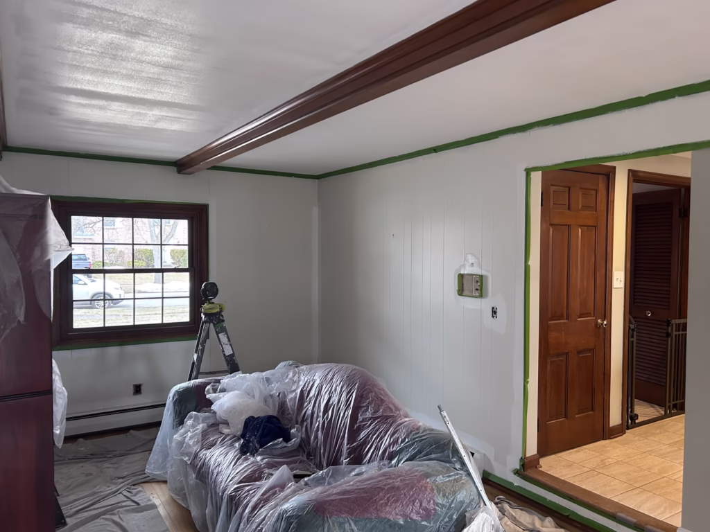 Modernizing Wood Paneling - Interior Painting