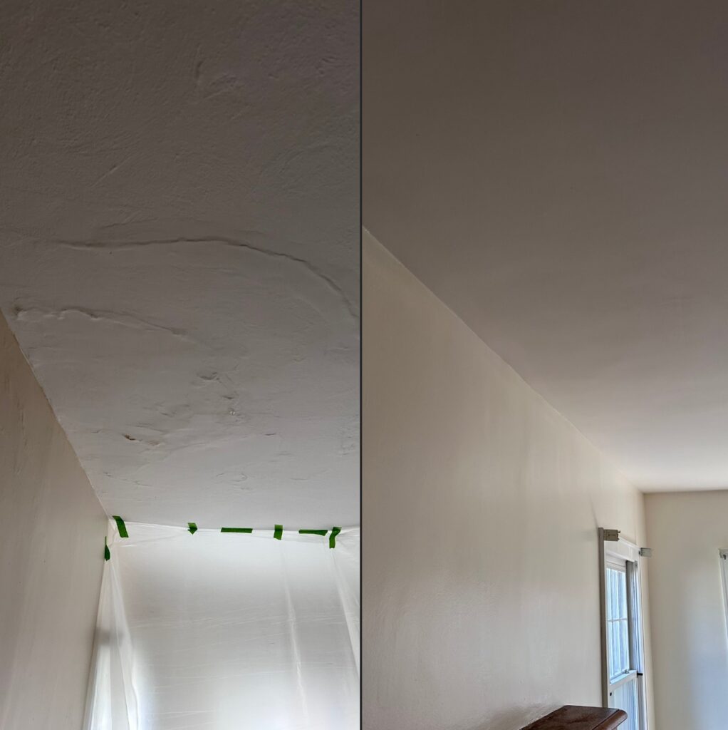 Water Damage Ceiling Repair – Plaster Restoration – Part II.