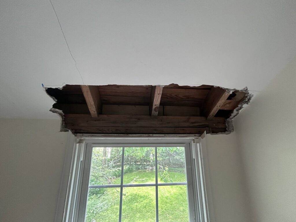 Repairing 5 Water-Damaged Plaster Ceilings in Snyder, NY