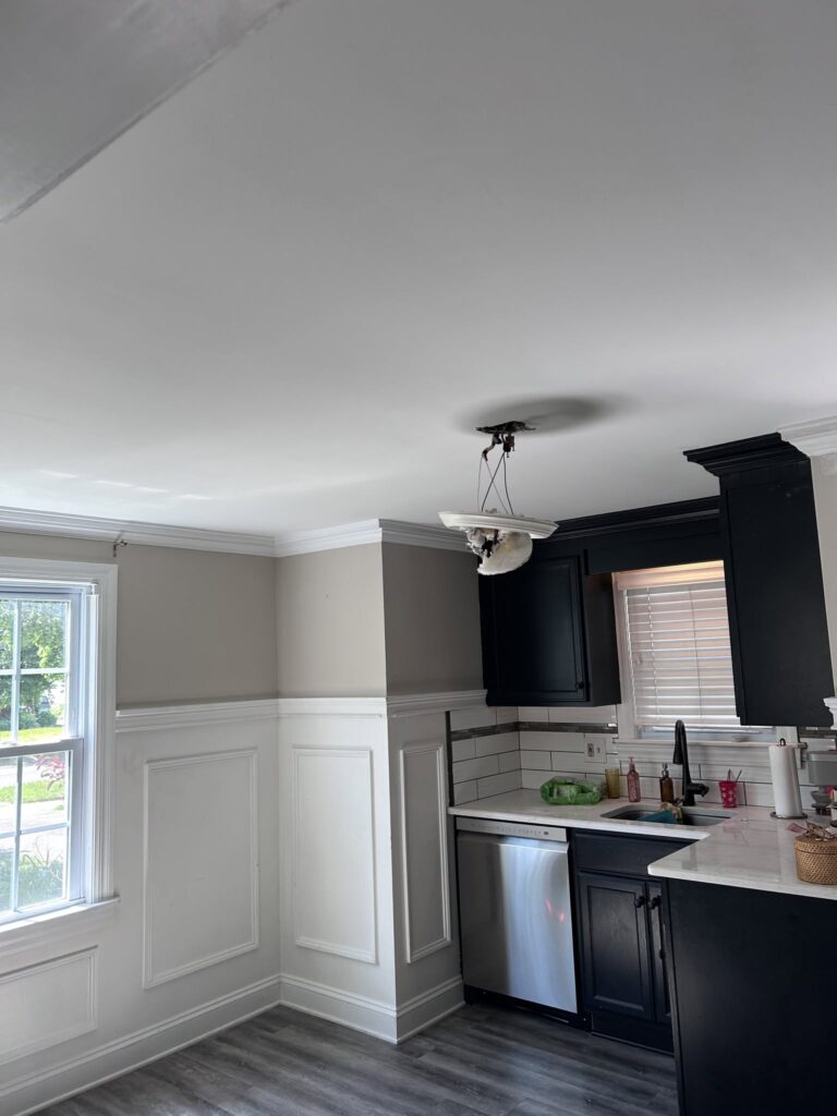 Hidden Beneath an Ugly Tile Ceiling: A Plaster Ceiling Worth Restoring