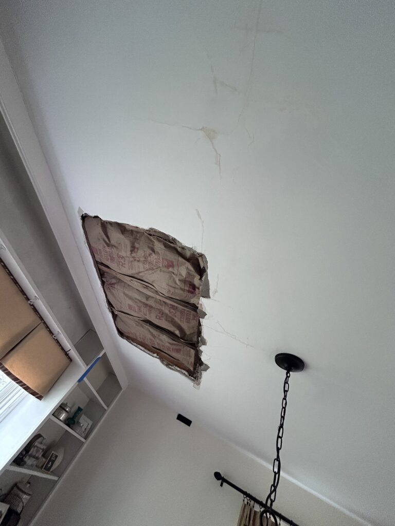 Repairing 5 Water-Damaged Plaster Ceilings in Snyder, NY
