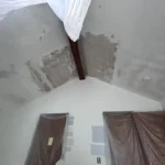 Ceiling Refinishing: Popcorn Removal and Painting - The Carrigan Archives popcorn ceiling texture removal in bedroom in east amherst ny
