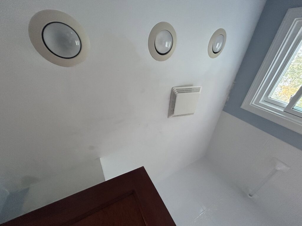 Restoring Bathroom Ceiling After Roof Leak in Snyder