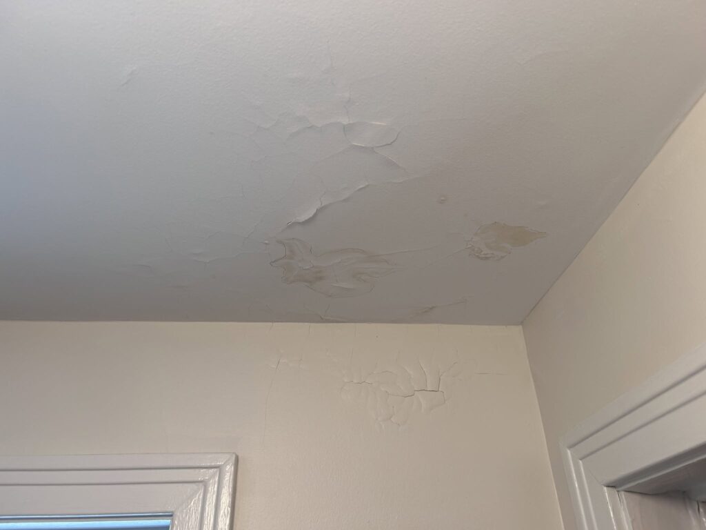 Restoring Bathroom Ceiling After Roof Leak in Snyder